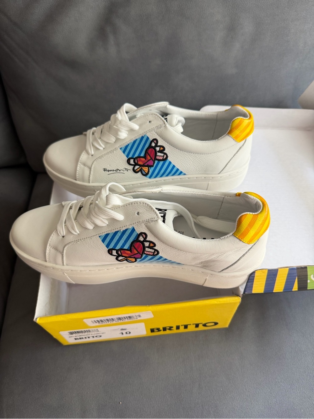 Britto Women’s Fly Heart Sneakers New In Box